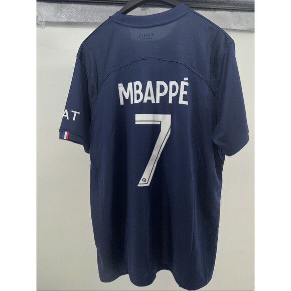 NWT Nike DriFit Paris Saint Germain PSG 22/23 Home Soccer Jersey Mens XL Mbappé - Picture 10 of 10